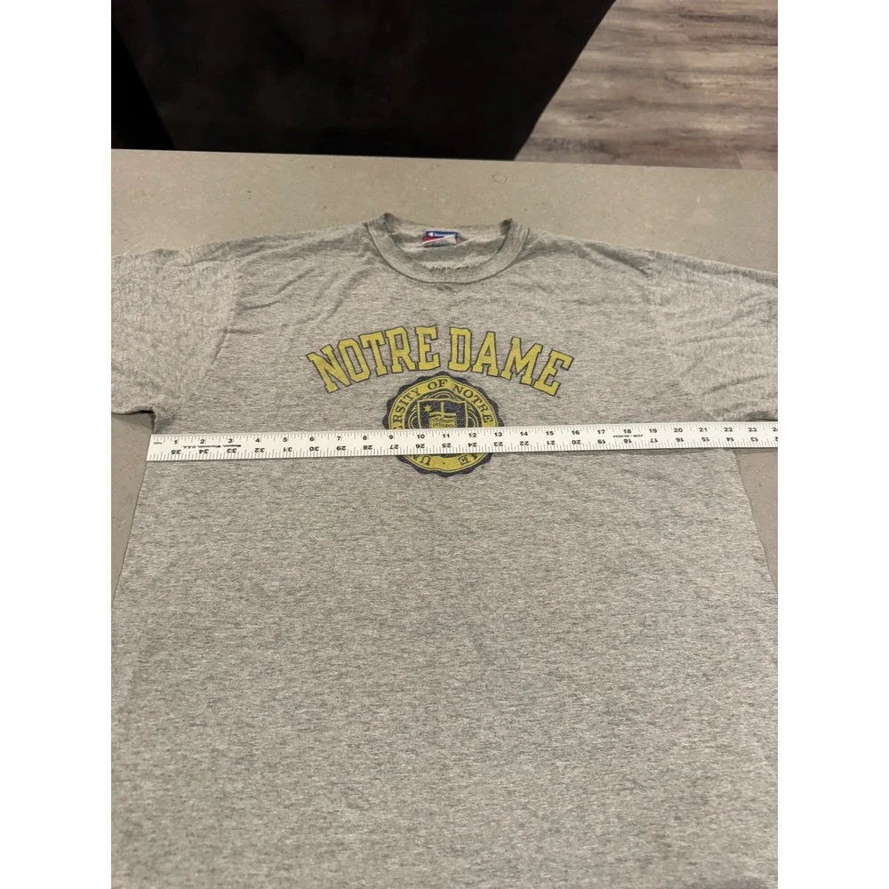 Champion Notre Dame Fighting Irish Graphic T Shirt Mens Size Large vintage - Picture 3 of 5